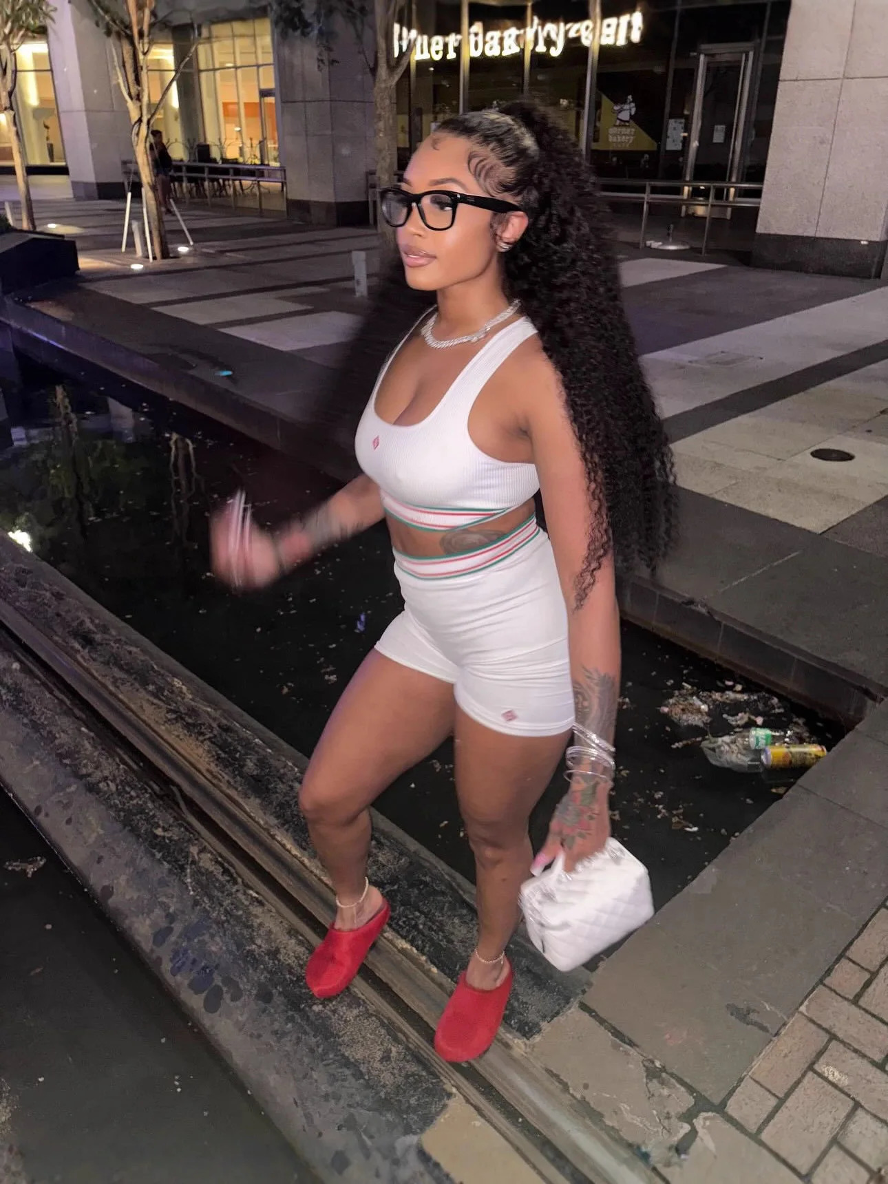STYLISH LADY Letter Printed Jogger 2 Piece Set Women Sleeveless Crop Top and Shorts Suits 2025 Autumn Casual Sporty Tracksuits 260721banjia