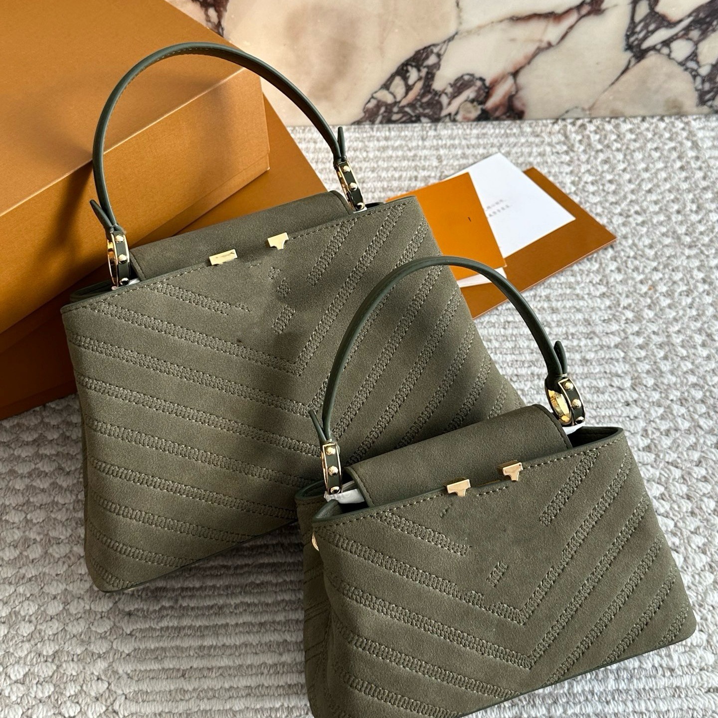 ladies handbag New trade designer bag suede handbag for women, high-end shoulder and lady's L crossbody bag, Kapu