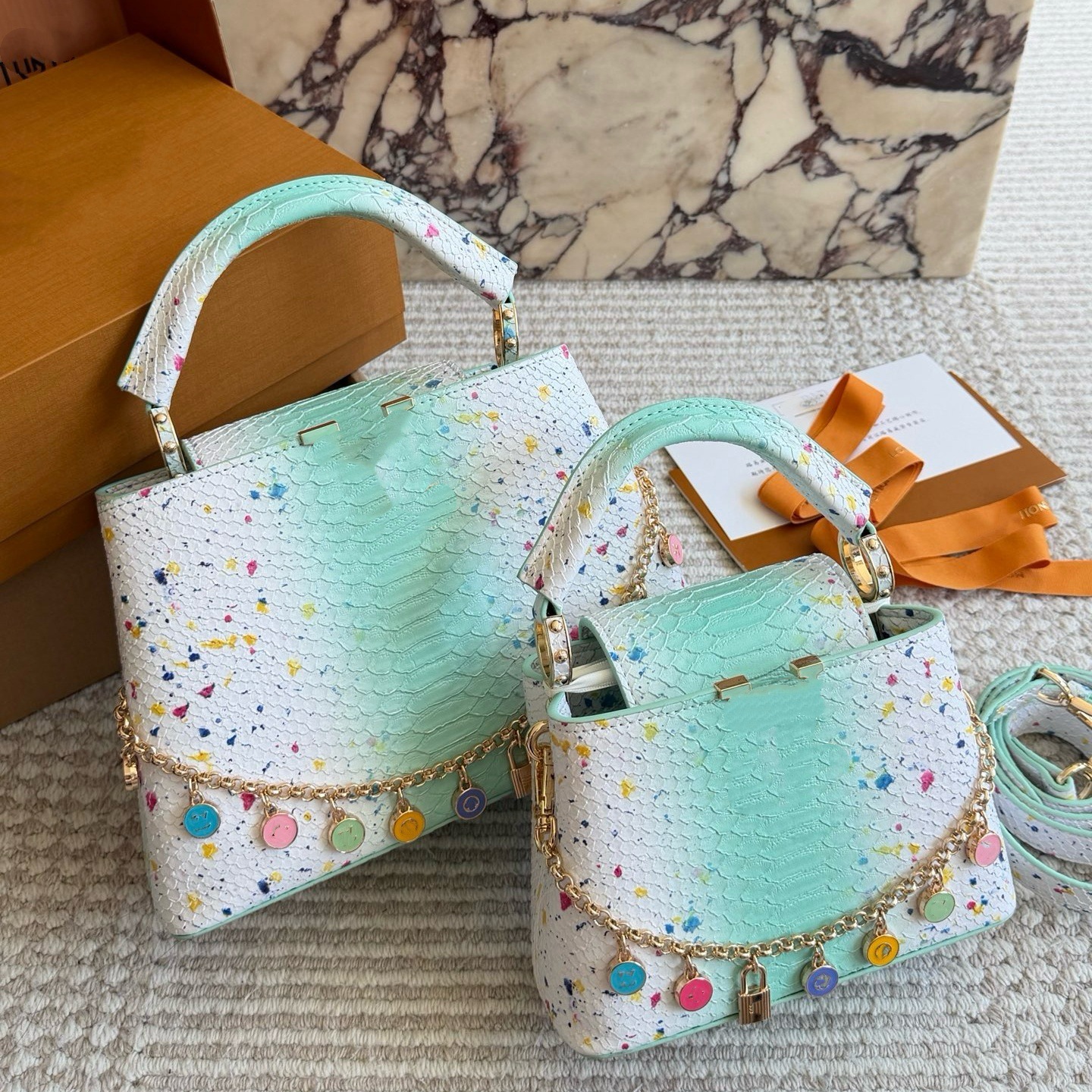 European American brand's new high-end fashion crossbody ladies handbag chain light luxury lady's designer bag bag, shoulder and handbag