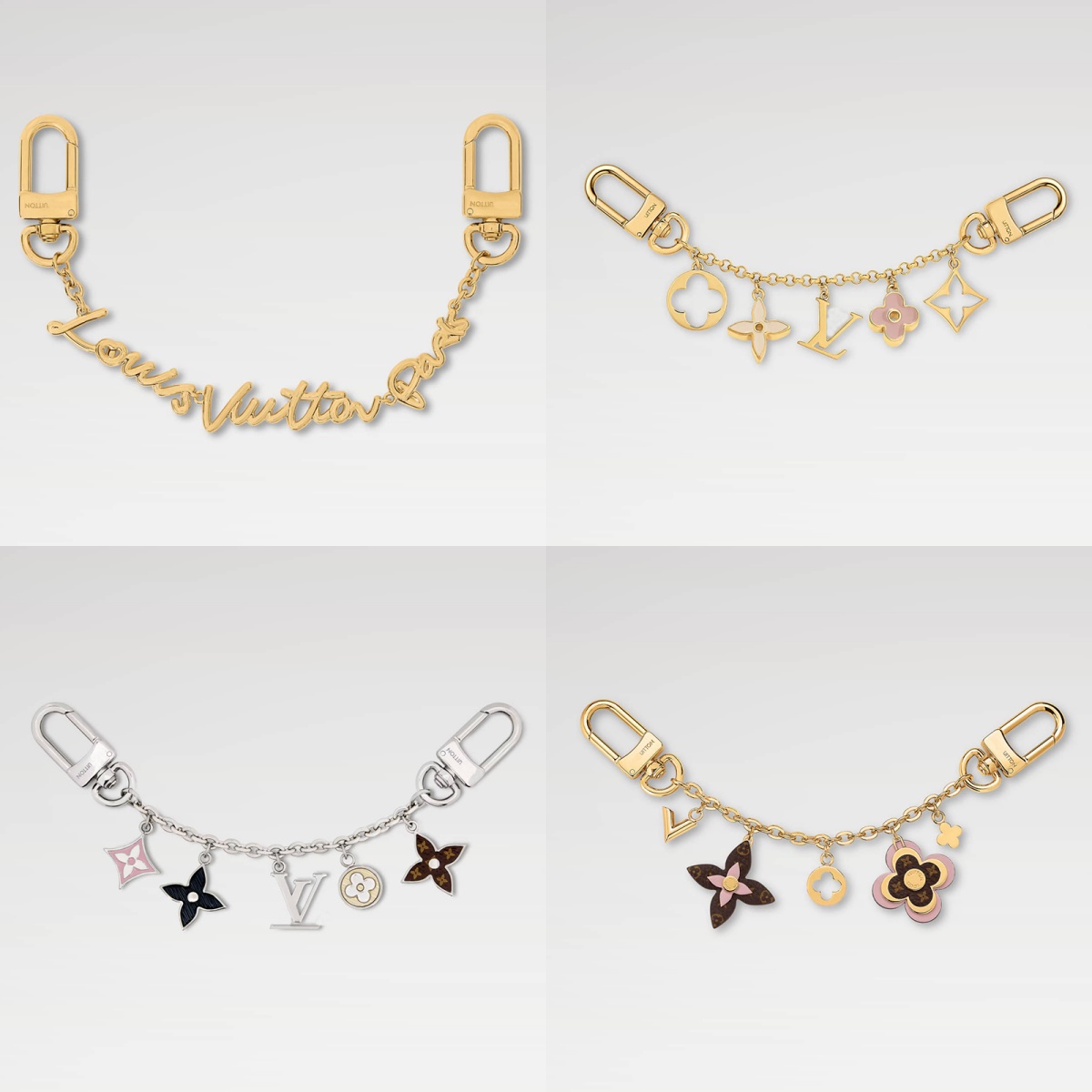 Blooming Flowers Chain Bag Charm bag keychain women bag charms designers 20 styles wallet top Car Key Chain men Buckle Keyring Keychains Lanyards