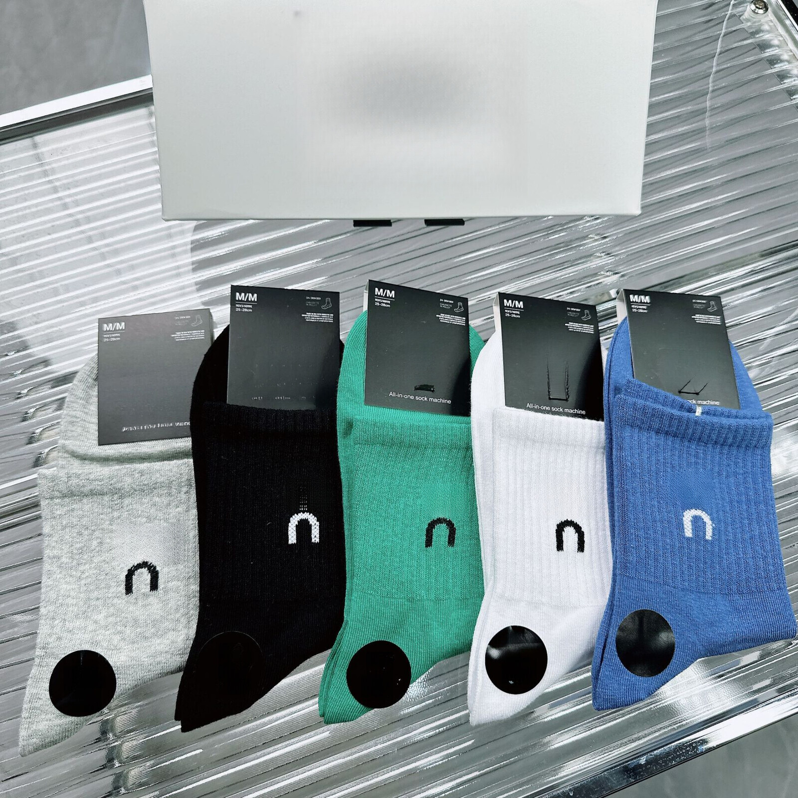 Chaussettes de créateur pour hommes, chaussettes de sport classiques et décontractées, chaussettes de course à la cheville, respirantes, Football