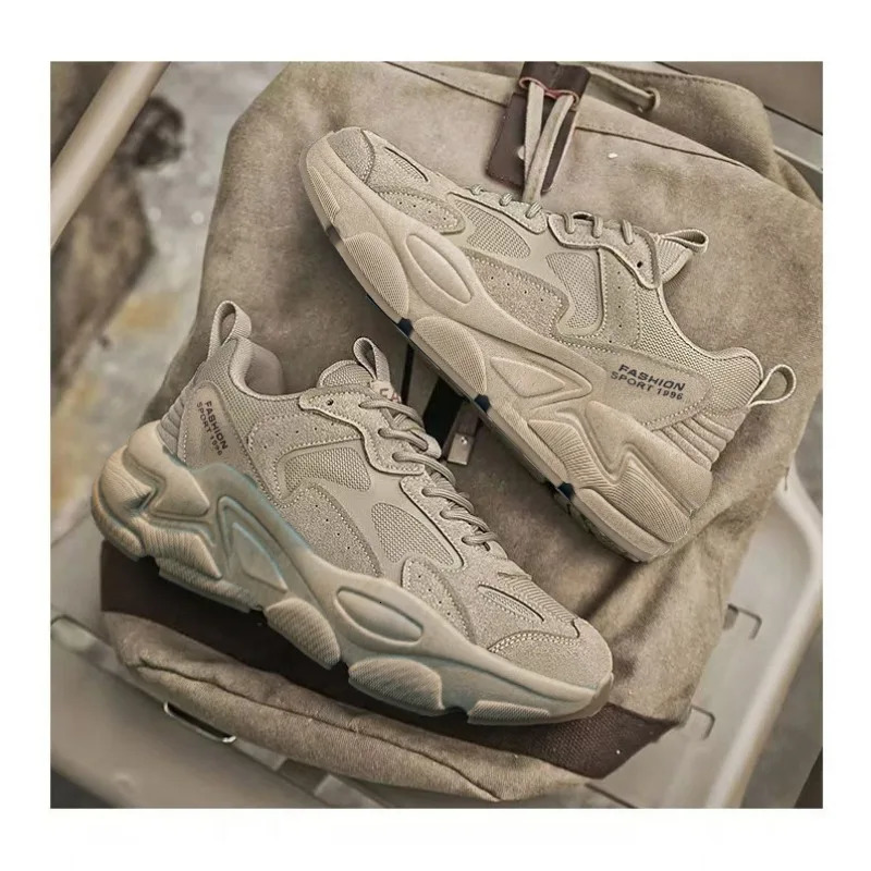 2026 Summer Mens unky Dad Sneakers Breathable Mesh Casual Shoes Thick Sole Streetwear Footwear 260724