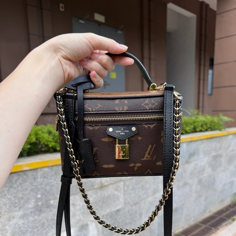 tote bag New Vintage Floral White Three-Color designer bag Box High-End Fashion Trendy Brand Makeup Commuter Shoulder Crossbody Handbag Women's