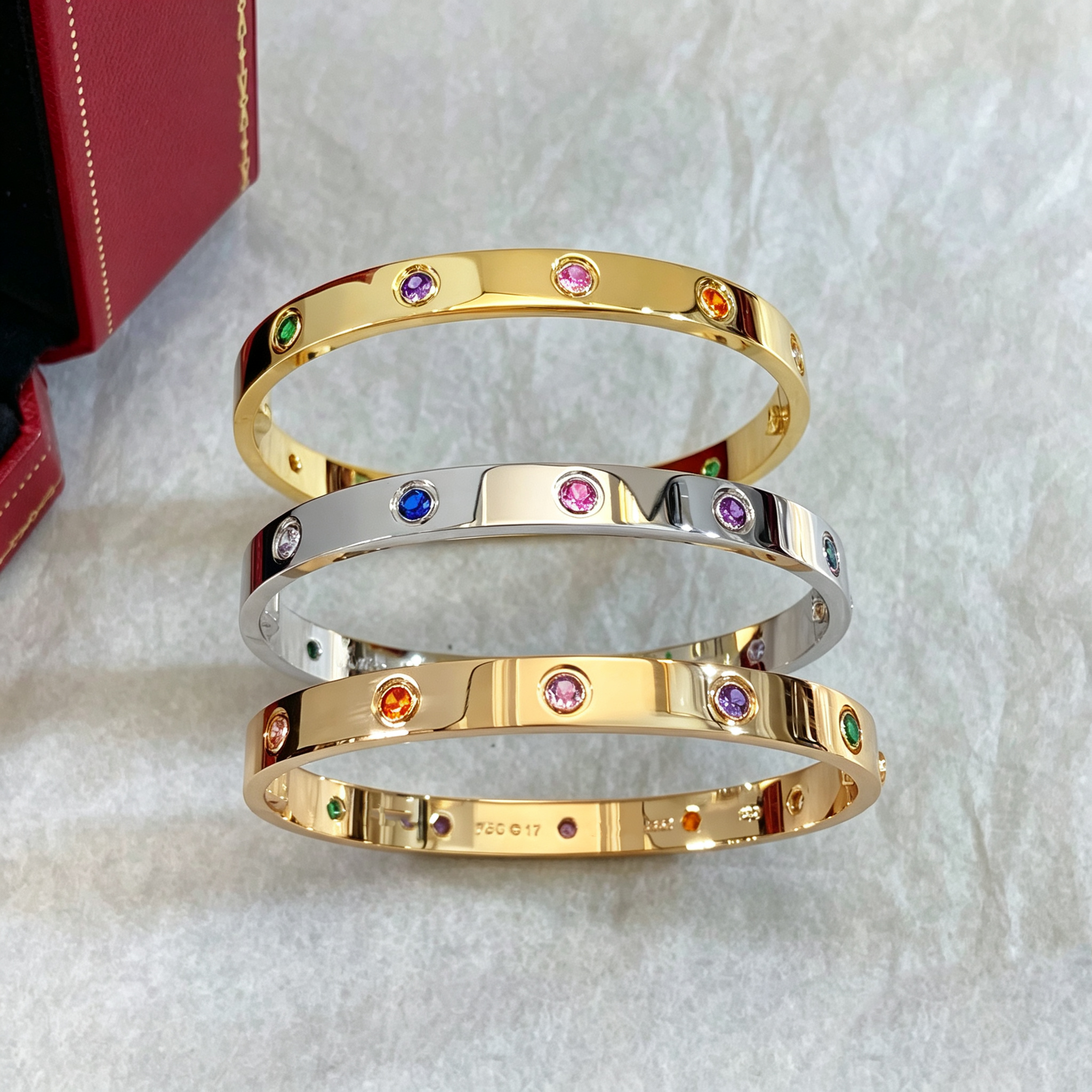 luxury bracelet bracelet designer for women jewelry narrow thin screw bracelet Jewelry Cuff Stainless Diamond Steel Gold Silver Classic Permanent Bu