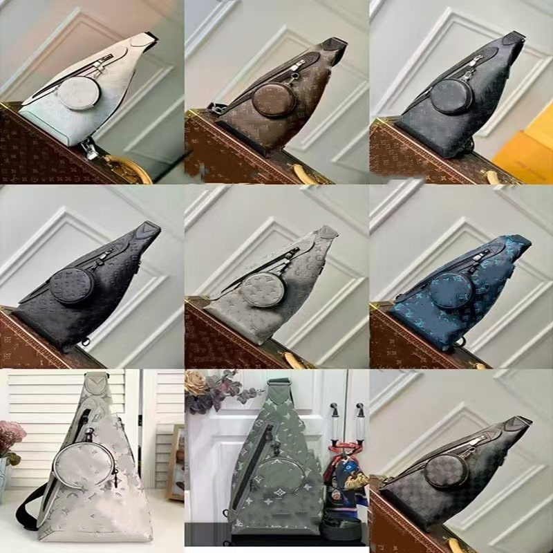 tote bag Fashion New designer bag Casual Crossbody Men's Plaid Chest Large Capacity Shoulder Waist Bag Trendy Backpack