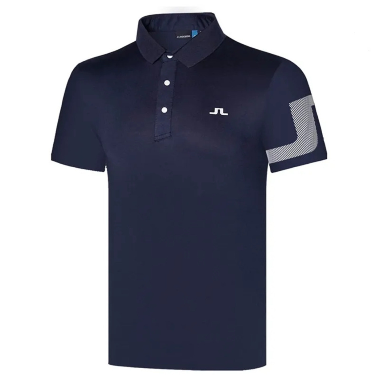 Breathable Golf Spring * Summer Men's Clothing Short Sleeve T UPF Sun Protection * Shirts Black Or White Colors JL Outdoor Leisure Polos Sport
