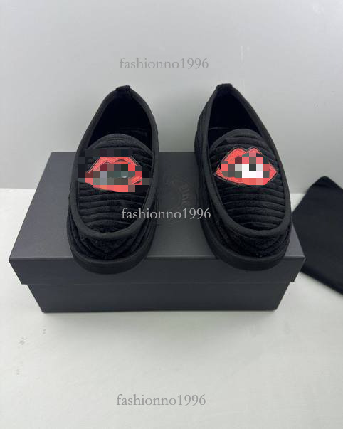 chrome shoes Designer CH Cross Border High End Black Corduroy Luxury Men Women Chromelyness Heartness sneakers Fashion Mens Brand Sword Shaped Slip