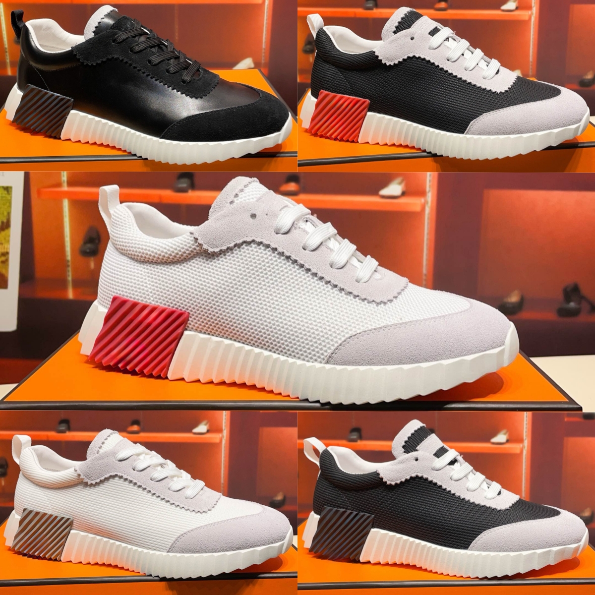 Baskets rebondissantes pour hommes, baskets décontractées et confortables pour femmes, chaussures de course H word Classic Fashion Mesh, chaussur