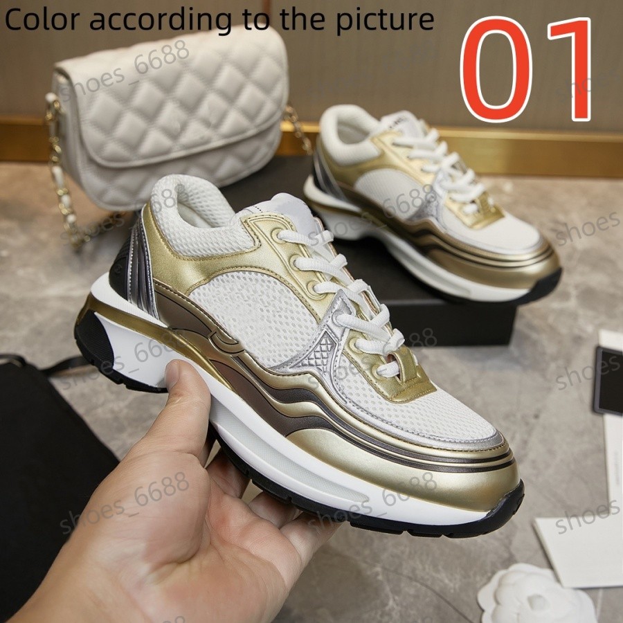 Designer shoes womens Sneakers mens Golden Silver Horn King Black white Silver casual shoes womens platform sneaker luxury famous classic running sh