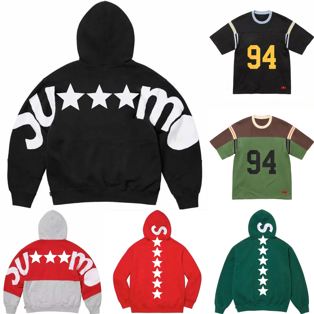 Designer Hoodie Men Unisex Hooded Sportswear Sup Jacket American Fashion Brand Letter Embroidery Windbreaker Sportswear Set Plus Size Sweat Hip-hop