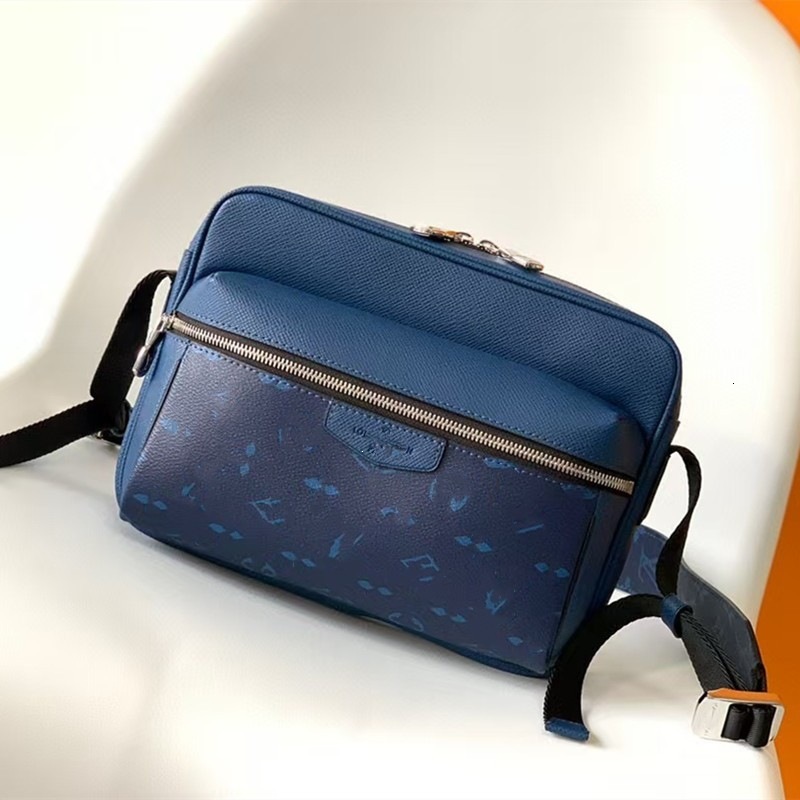 New Genuine Leather Men's Business tote bag Versatile Casual Backpack Single designer bag Shoulder Messenger Fashion Trendy Crossbody Bag