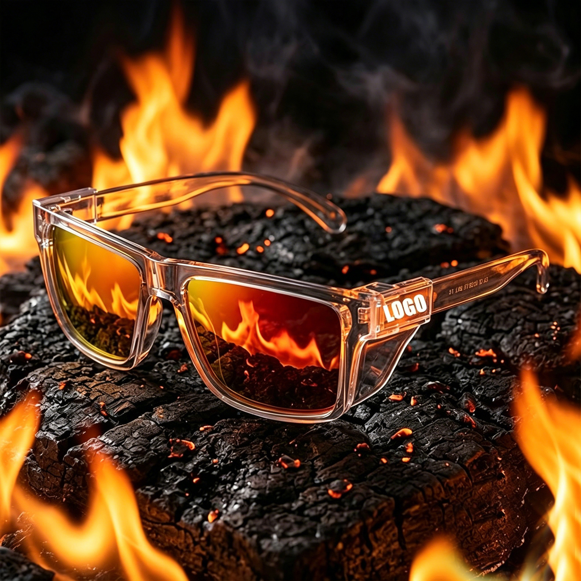 Lunettes de cyclisme en plein air à la mode, lunettes de sécurité, protection UV, Z87, tendance