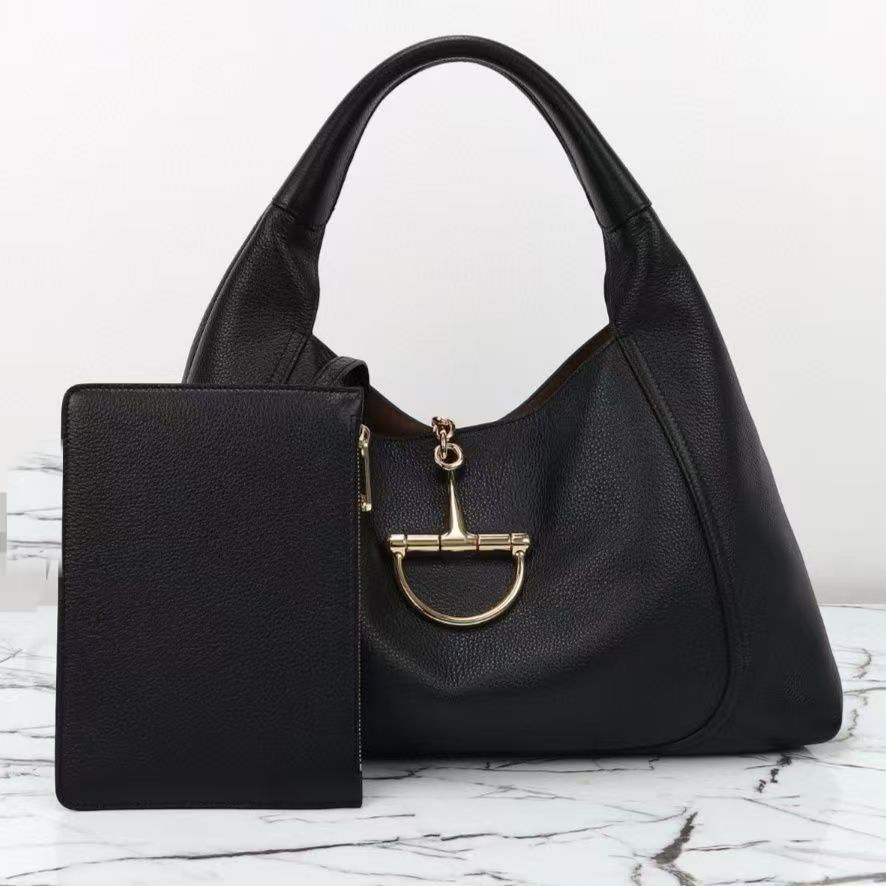 12A designer bag Vintage handbag High Quality Grained Calfskin Leather Shoulder Bag Horsebit Hobo Top Handle Bag tote bag cross body designer bags
