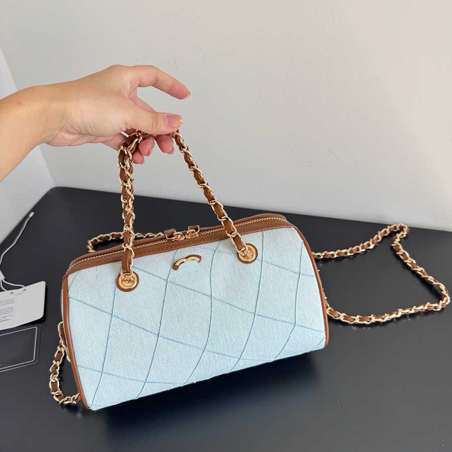 Sac de bowling tendance de styliste pour femmes, sac à bandoulière Vintage pour dames, sangle en chaîne, sac à main à bandoulière, sac à main quo