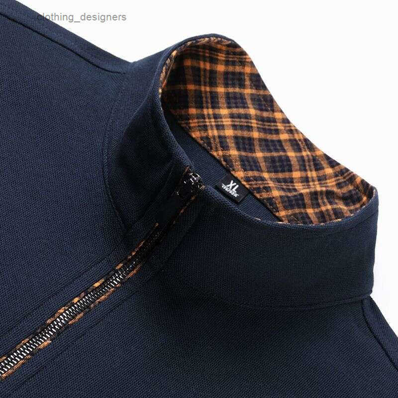 Noble Crocodile Genuine Heavyweight designer handbag Mens Polo Shirt Spring Autumn New Loose Turn-down Collar Top Casual Long Sleeve T-shirt