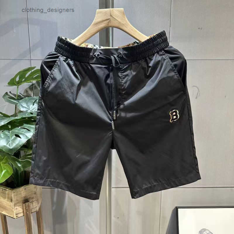 Luxury Brand Designer Clothes Summer Thin Embroidered Mens Trendy Quick-Dry Five-Point Casual Pants Fashion Slim Loose Breathable Beach Shorts