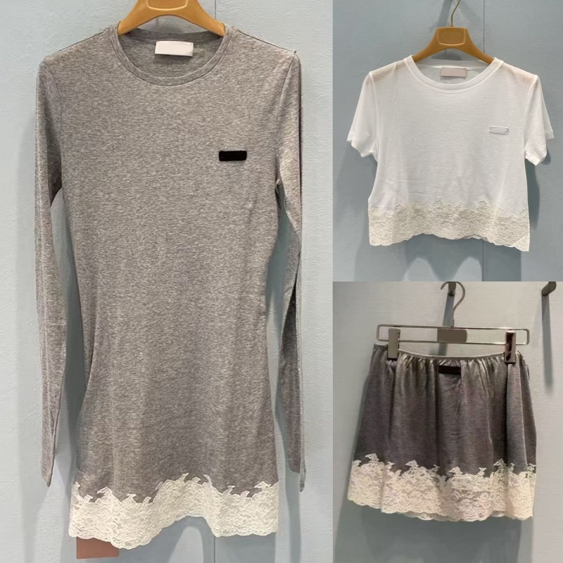 Y2k T-shirt romantique en dentelle de styliste à manches courtes, haut de villégiature, vacances, Style de rue, fête d'anniversaire, robe chemise