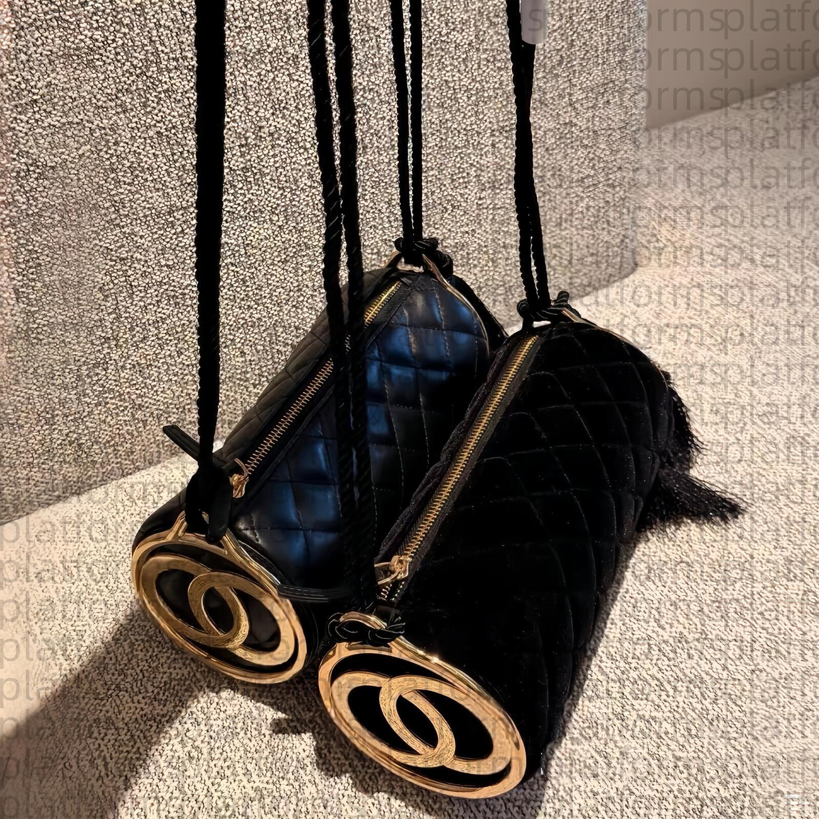 2026 Mini Bag Designer Luxury Black Handbag Suede Clutch Purse Pouch Cosmetic Makeup Vanity City Vintage Fashion Classic Woman Travel Hobo Gold Meta