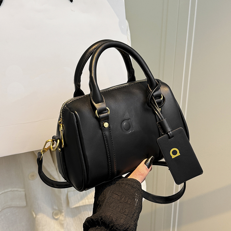 Nouveau design AA Mini Boston sac pour femmes Style coréen en relief or matériel en cuir PU à la mode Niche décontracté polyvalent haut de gamme