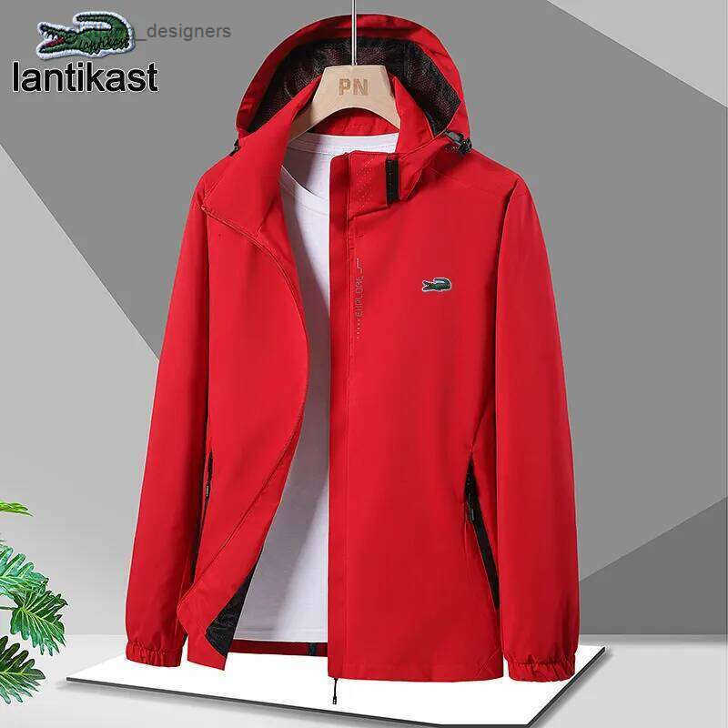 Noble Crocodile Outdoor Sports for Men designer hoodie Women LANTI KAST Single Layer Thin Jacket Trendy Brand Windproof Waterproof Spring and Autumn