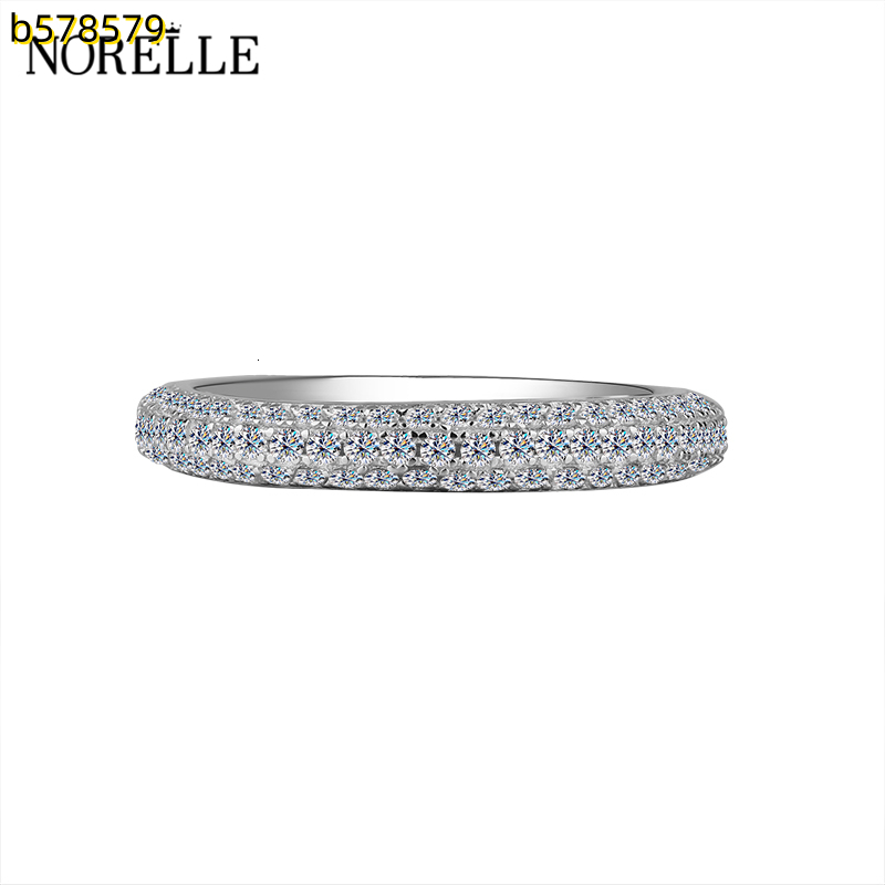 Hot Selling Unisex Minimalist 925 Sterling Silver Wedding Rings High Quality Beautiful Moissanite Rings