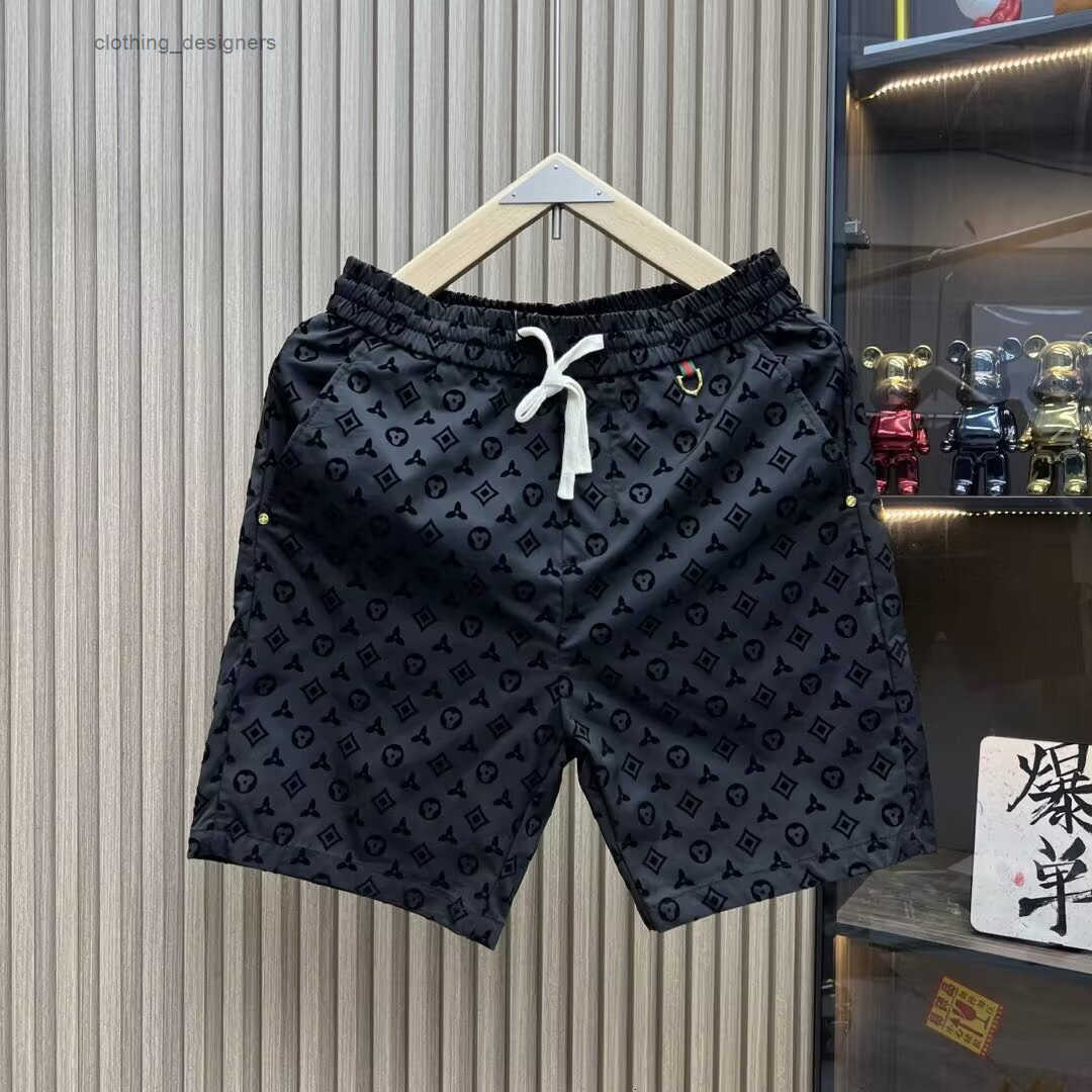 Luxury Brand Designer Clothes Summer New Mens Casual Quick-Dry Stylish Breathable Straight-Leg Five-Point Beach Shorts