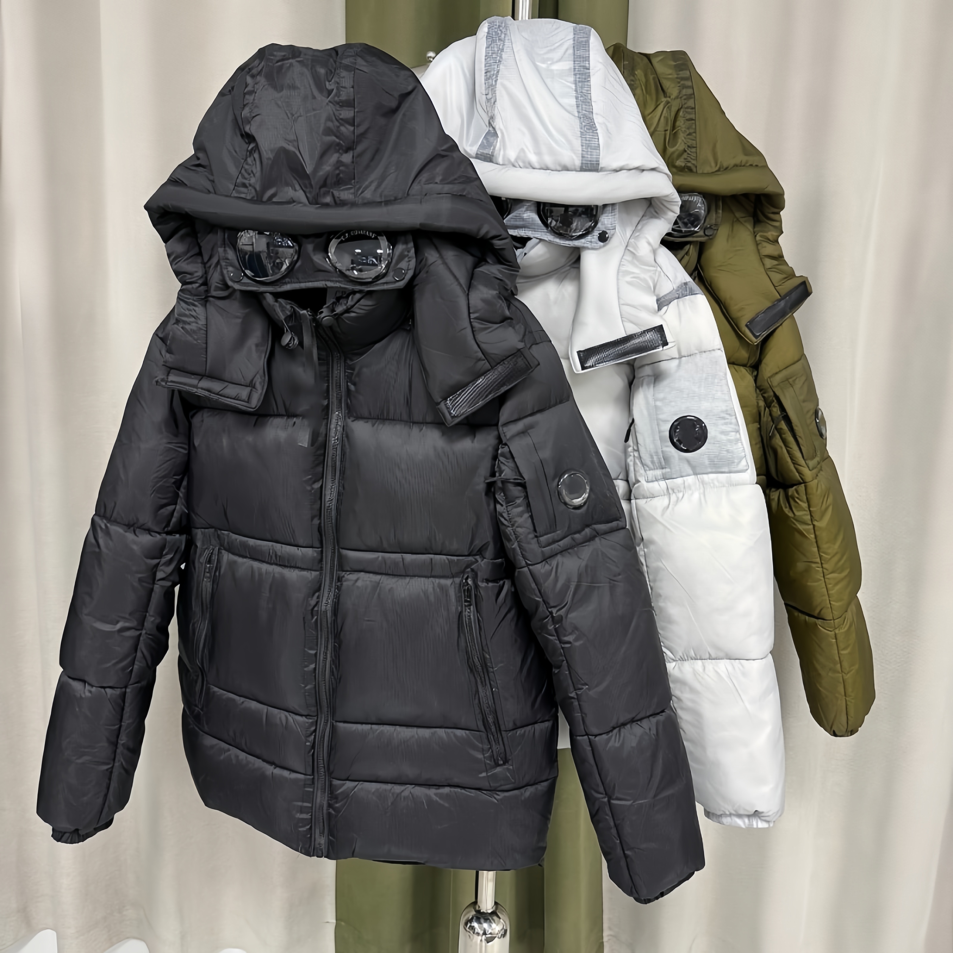 Elegant Mens Plus-Sized Winter Coats Durable Waterproof Quilted Jackets Featuring Soft Duck Down Filling S260917S6V9
