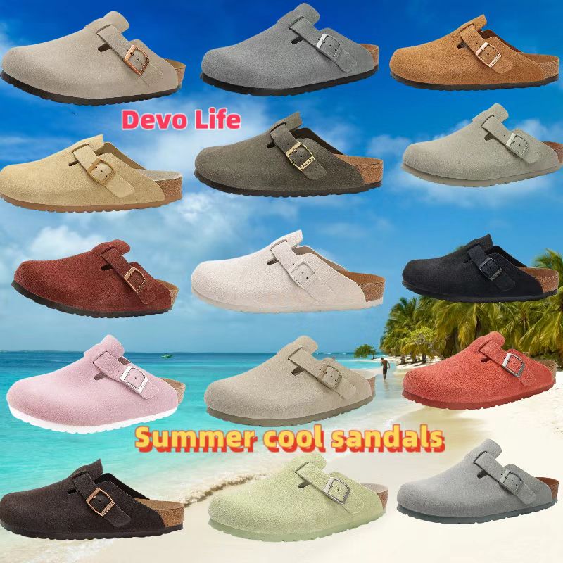 Sandales cool d'été de la marque Devo Life.Dessus en cuir, semelle en caoutchouc.Durable et résistant.À la mode et attrayant.