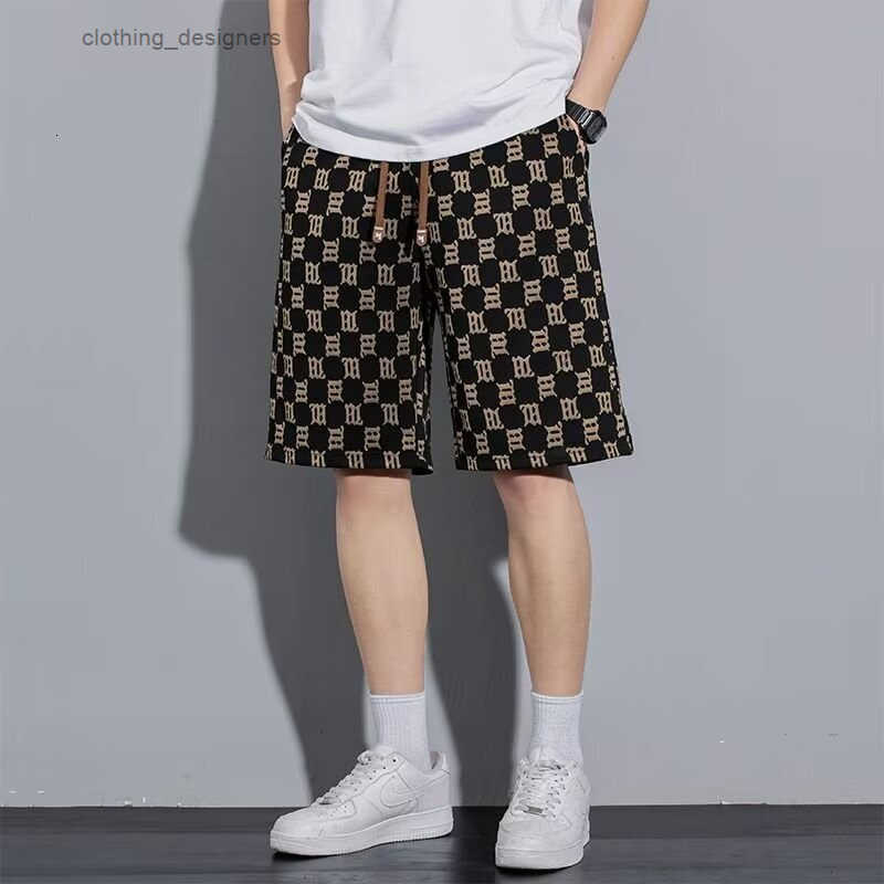Luxury Brand Designer Clothes Ice Silk New Summer Thin Sports Shorts Large Size Loose Mid-Length Pants Mens Quick-Dry Casual Pants