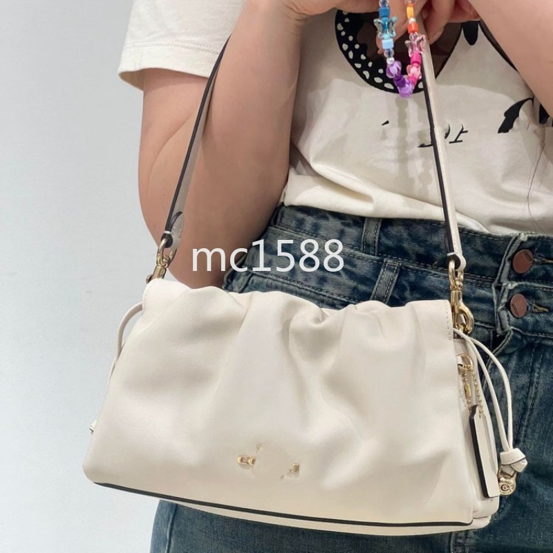 NEW Sac à main en cuir Faye Cloud - Sac sous les bras léger de luxe, sac à bandoulière polyvalent en cuir souple 323-B
