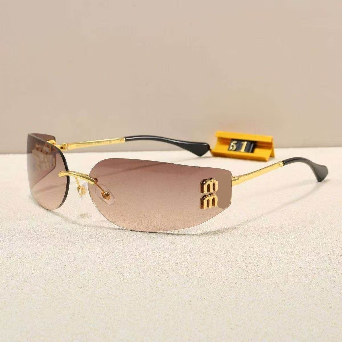 2026 Designer For Women Vintage Big Frame Mens Luxury Sunglasses Millionaires Monogram Mask Eyewear Oversized Outdoor UV400 Fashion Glasses With