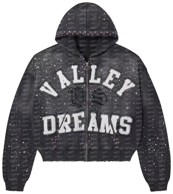 luxury Men's Hoodies Printed hoodie loose shoulder hip-hop style men's and women's trendy jacket