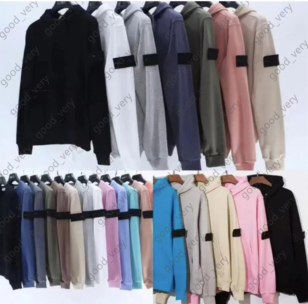 26ss Mens women stones Sweatshirt jacket Casual Pullover Fall new Black Hoodie Womens Long Sleeve Sweater coat isllands hoodies