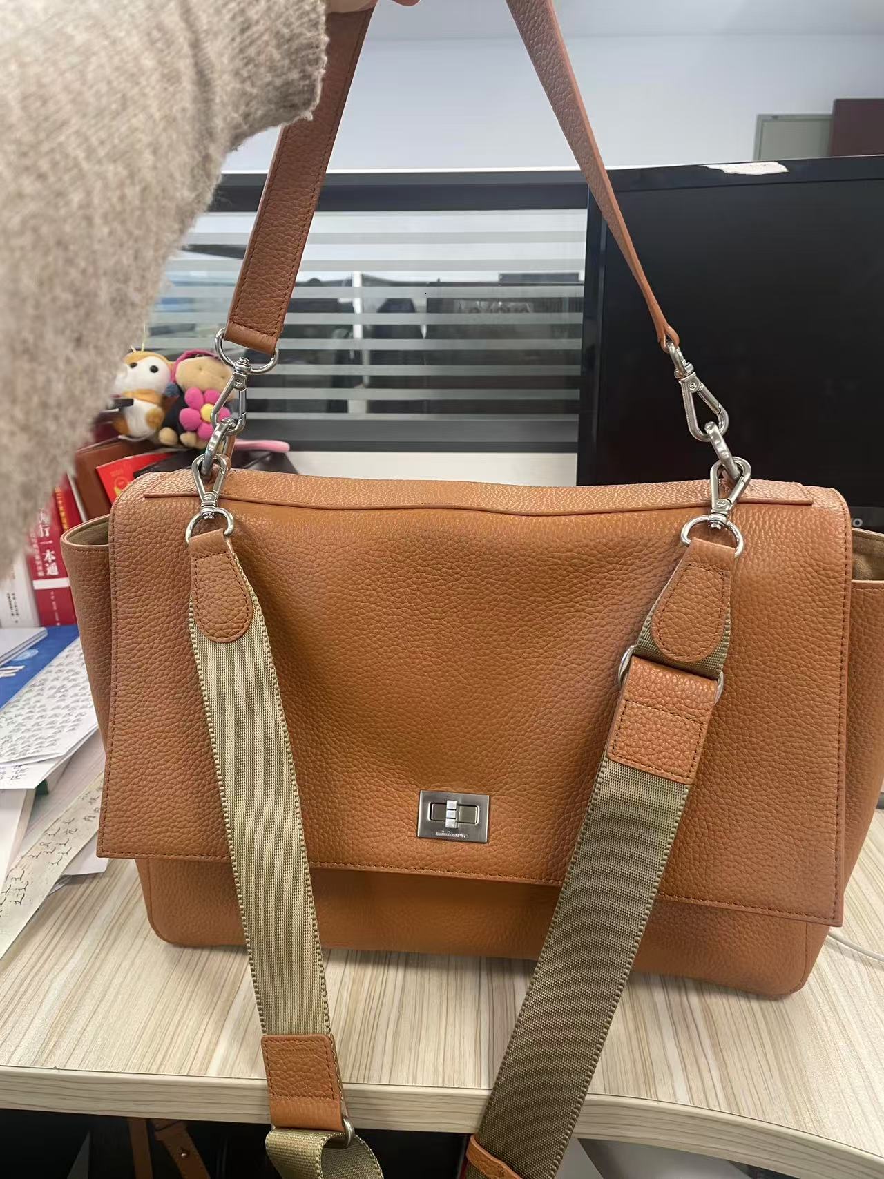 Luxury designer custom initials women's genuine leather new cowhide lock underarm shoulder portable wallet