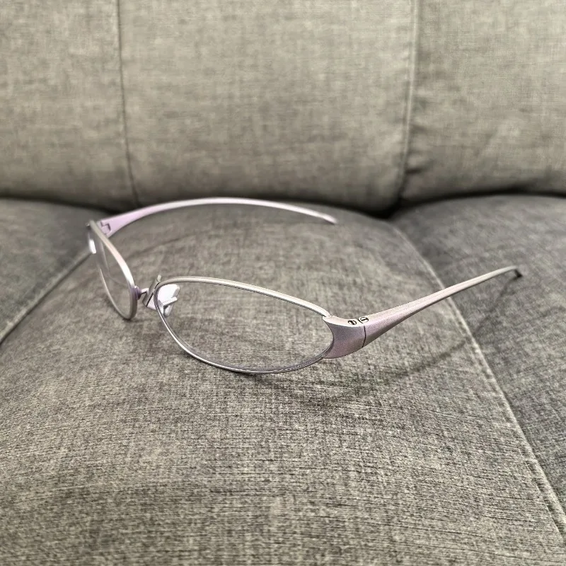 2026 New Designer Korea Gm fuse Eyewear Frame titanium Silver Metal Cat's Eye Eyeglass Frames Optical Glasses For Men And Women Ultra-light
