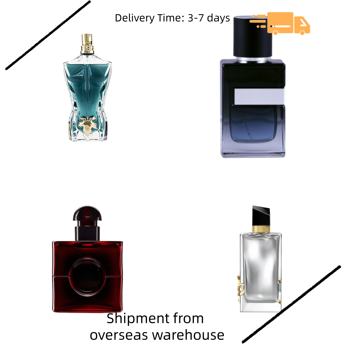 Overseas Warehouse Stock Designer Men's Eau de Cologne Captivating Woody Scent Male Perfume
