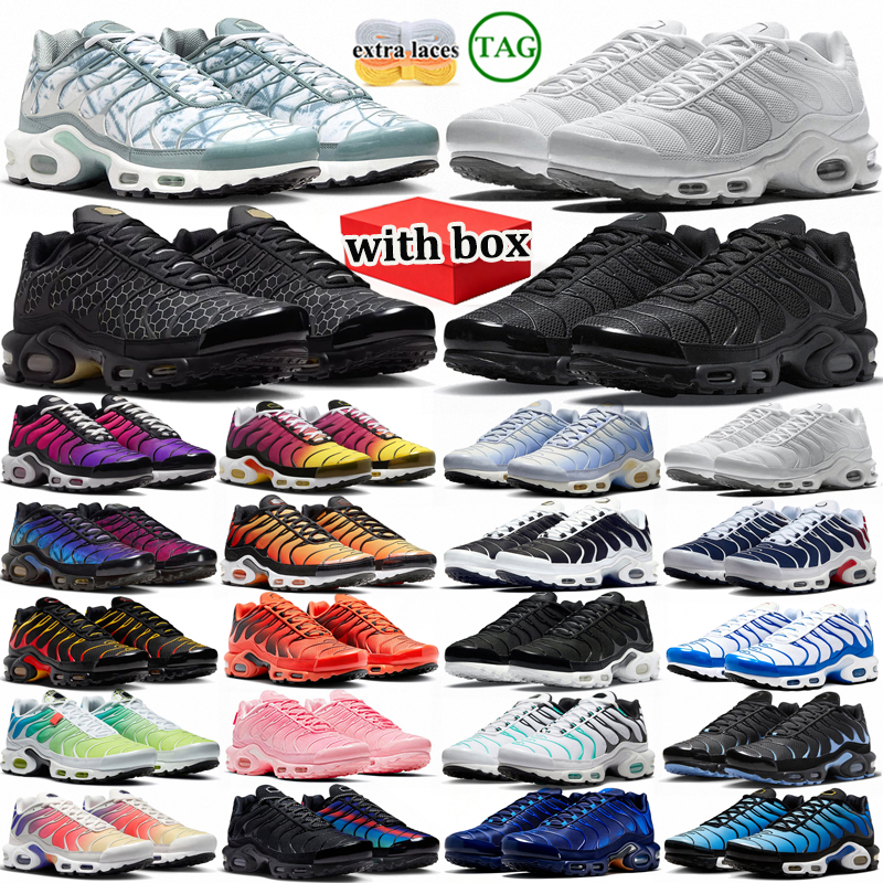 free shipping with box tns designer tn plus shoes men women chaussure comfortable mens trainers outdoor sports shoes white black