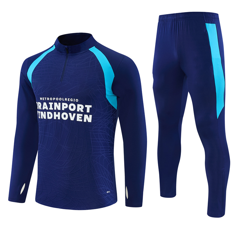 2026 Eindhoven training suit 26 27 Eindhoven long sleeved long pants half zip football training shorts short sleeved Eindhoven football Tracksuit