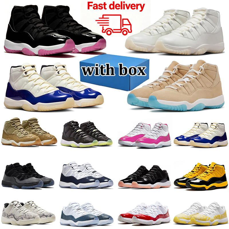 designer Basketball shoes 11 gamma 11s low mens sneakers woman trainers Pink Jams Cheery Neutral Olive Bred Velvet Classic walking shoe with box