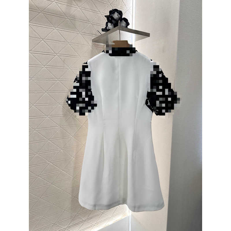 Womens Clothing 2026 Summer New Style Color-Block Straight Dress with Letter Logo on the Chest Youthful and L260727ZPXO