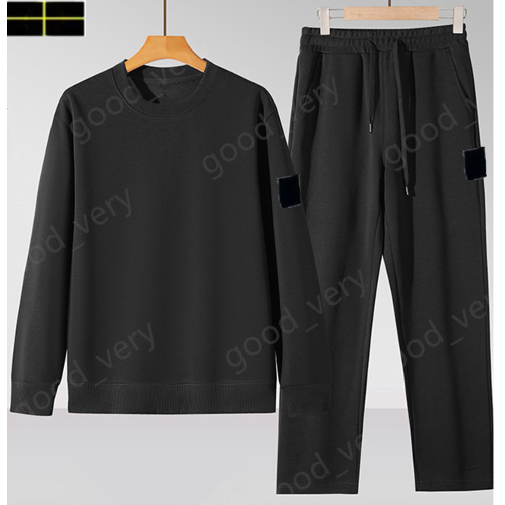 2pices Mens women stones Sweatshirt jacket Casual Pullover Fall new Black Hoodie Womens Long Sleeve Sweater coat isllands hoodies and pants a1