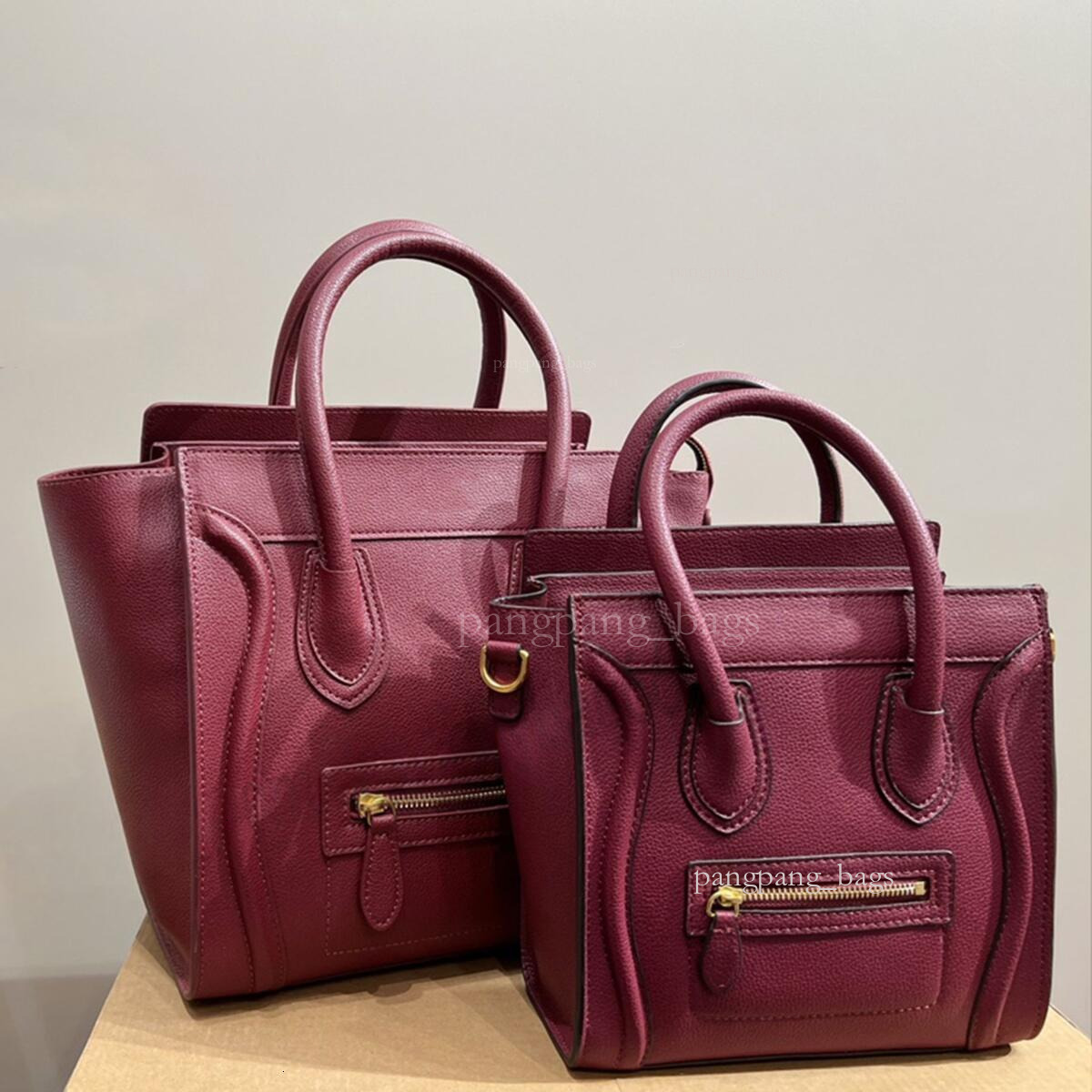 Designer Bag ceelinesbags Nano Luggages Drummed Smile Face Handbag Luxury bag Tote Leather Casual Crossbody bag Shoulder Bags Womens Wallet 10A a8 a