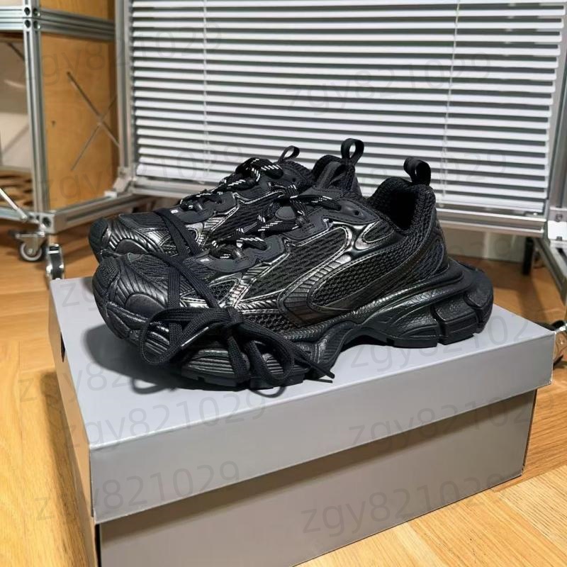 Led Track 3 30 Chaussures de créateur Hommes Femmes Mode Luxe Led Baskets Triple Noir Blanc Rose Bleu Orange Jaune Vert Tesss Gomma 30 Sneaker Tr