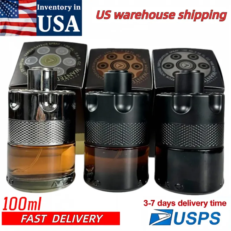Azzaro The Most Wanted Parfum 100ml - USA Stock 3-5 Day Free Shipping USPS Fast Delivery