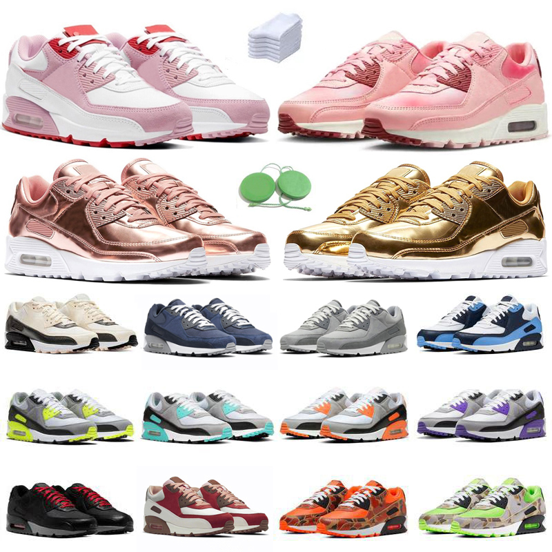 90 Chaussures de course Hommes Femmes Sneaker Métallique Argent Triple Blanc Noir Rouge Obsidienne Hyper Camo Unc Shimmer Ultramarine Volt Gris B