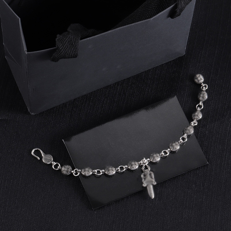 Derniers bijoux de créateur, collier, Bracelet, porte-clés, haute qualité, à la mode, moto Punk polyvalente