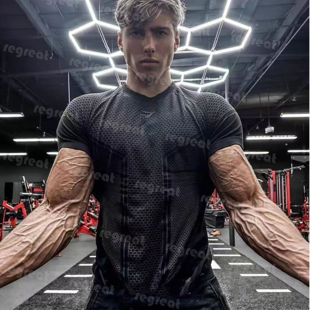 AAA GYM sharkes mens set Training Long-Sleeve Men's Hooded Base Shirt ONYX5.0 Onyx High-Elasticity Cycling Fitness GYM sharkes mens men set T-S
