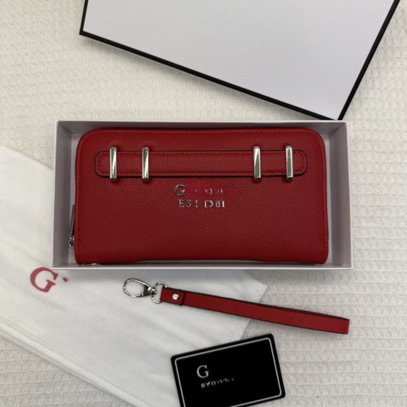 Guessbags Designer Wallet Guesses Bags For Women Luxury Printed Belt Long Wallet ID Holder Large Capacity Tote Medium Long Kids Clutch Bag Sac De Lu