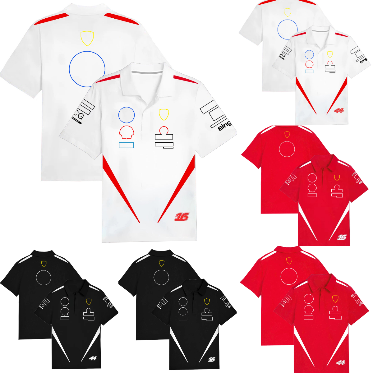 F1 2026 Team T-shirt Mens Formula 1 Racing Polo Shirt Jersey Motorsport New Season Car Fans Tee Summer Quick Drying T-shirts Tops