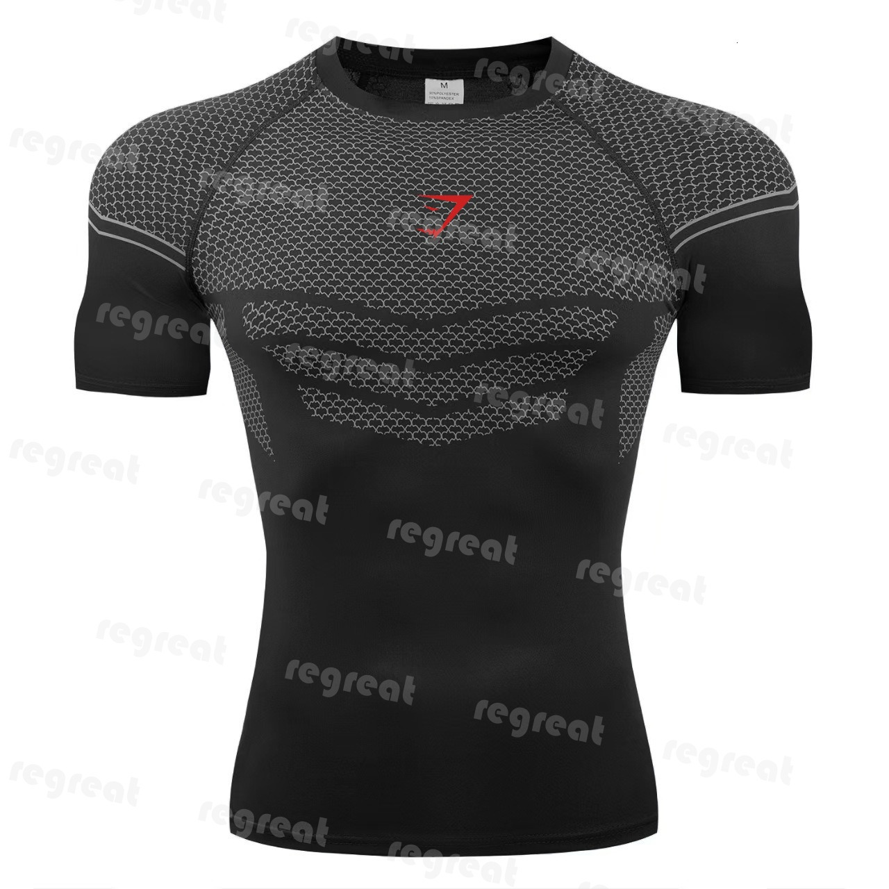 AAA GYM sharkes mens set Training Long-Sleeve Men's Hooded Base Shirt ONYX5.0 Onyx High-Elasticity Cycling Fitness GYM sharkes mens men set T-S